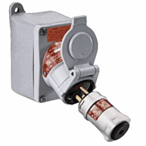 Explosion-Proof Receptacle, EFS Series, 20 Amp, Appleton EFS175-2023
