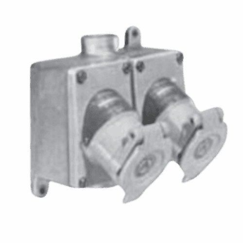 Explosion-Proof Receptacle, EFSC Series, 20 Amp, Appleton EFSC275-20232