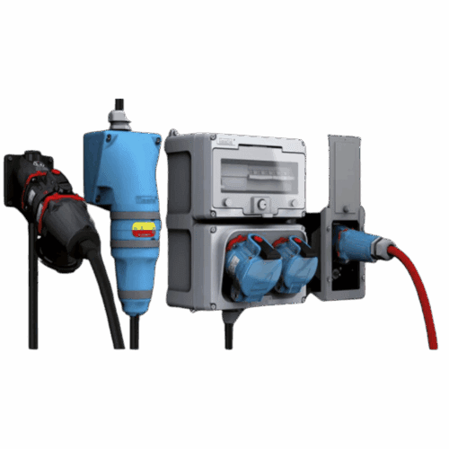 Industrial Plug 5A 4P+E 250V IP66/67/69 Marechal Electric 06E1007