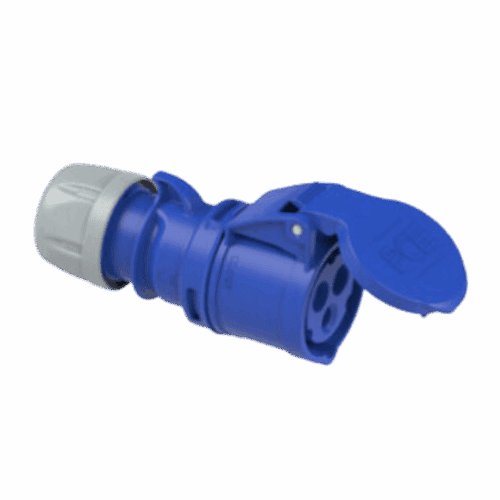 Industrial Socket 16A 3P 230V IP44 Mobile PCE 213-6
