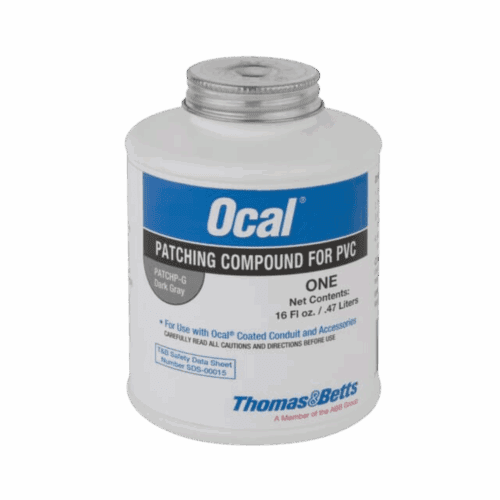 Pvc Touchup Compound 16 oz Exterior Gray Patchp-g t&b Ocal