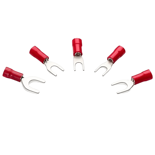 Pre-Insulated Terminal Fork 1.5mm2 X 3.5mm Red RS37