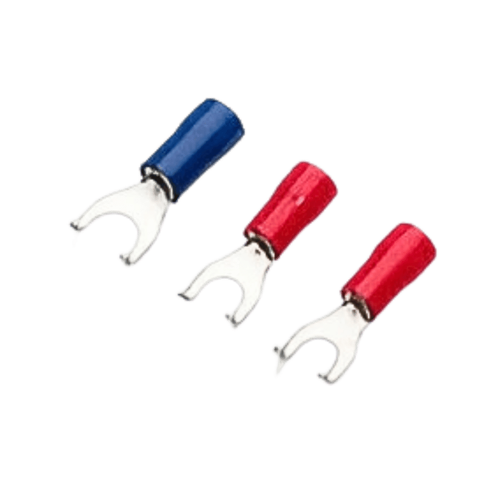 Pre-Insulated Terminal Flanged Fork 1.5mm2 X 4mm RFS43