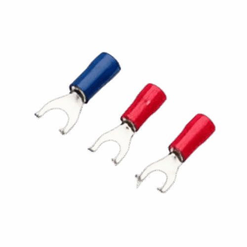 Pre-Insulated Terminal Flanged Fork 2.5mm2 X 4mm Blue BFS43