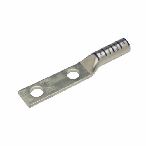 Cable Lug 2hole 2awg X 1/2" BBLU-2D6 Penn-Union