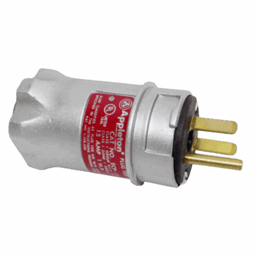Plug 15A 125V Appleton ECP1523