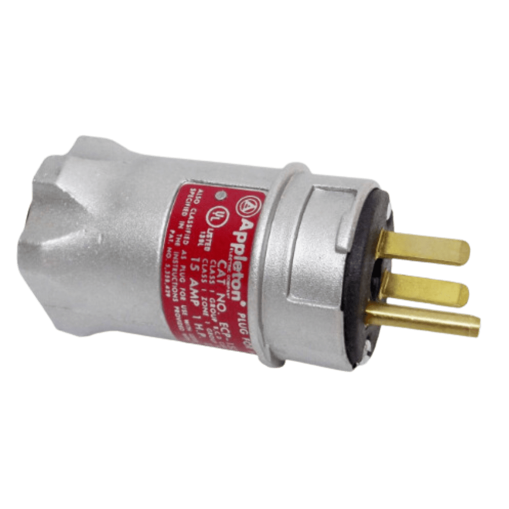Plug 15A 125V Appleton ECP1523